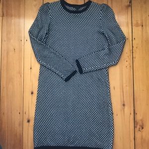 COS Cotton Long Sleeve Sweater Dress